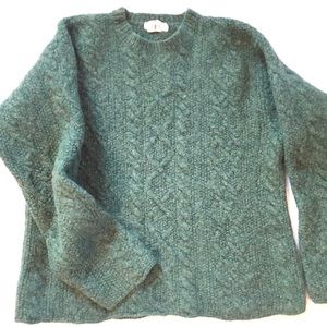 J. crew Vintage Chunky Wool cable knit Sweater SzS